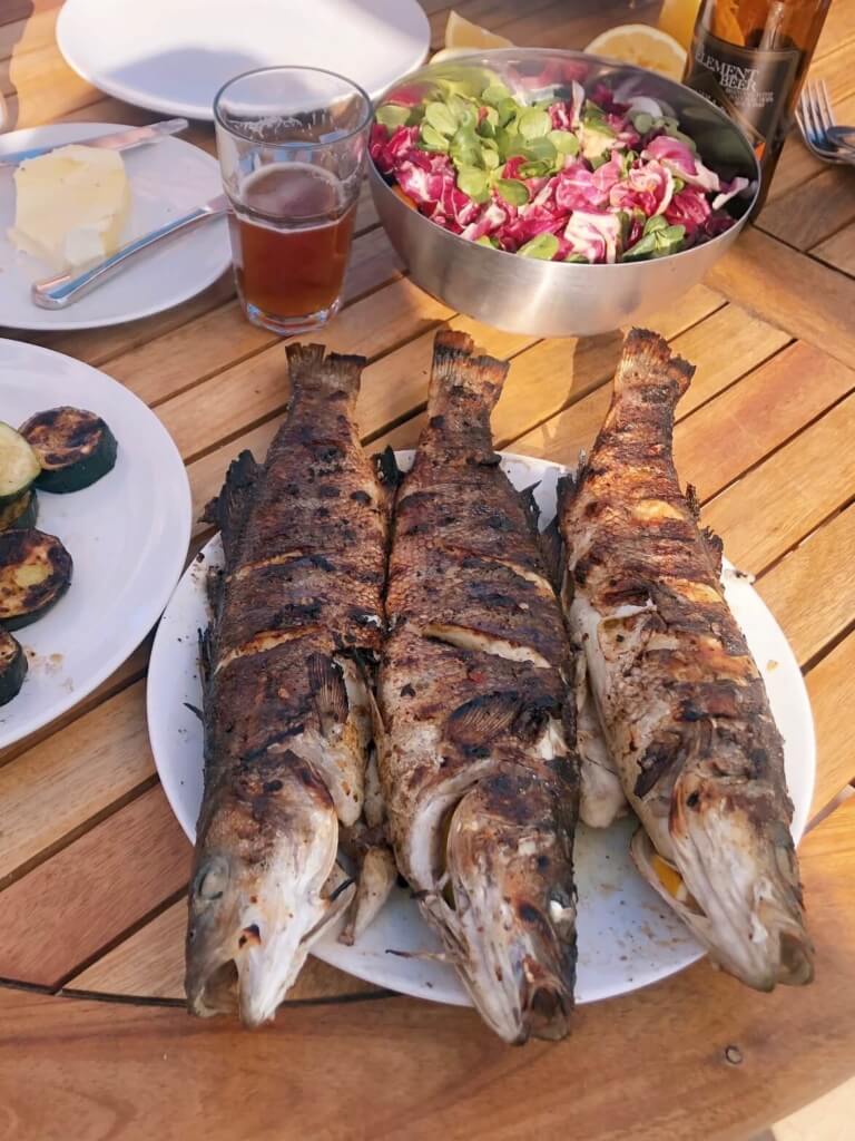 grilled fish