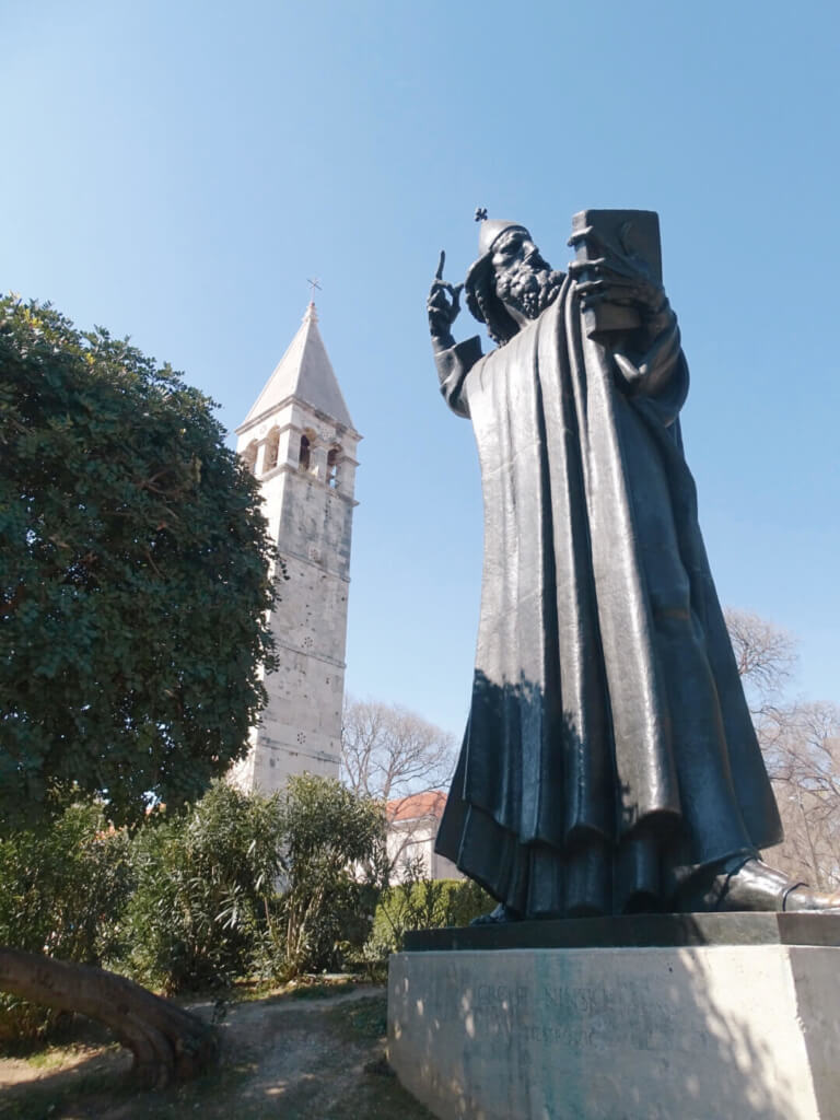 Gregory of Nin statue