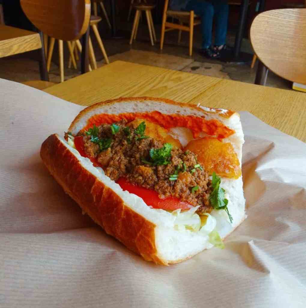 Lamb sandwich at Casablanca Sandwicherie Seoul