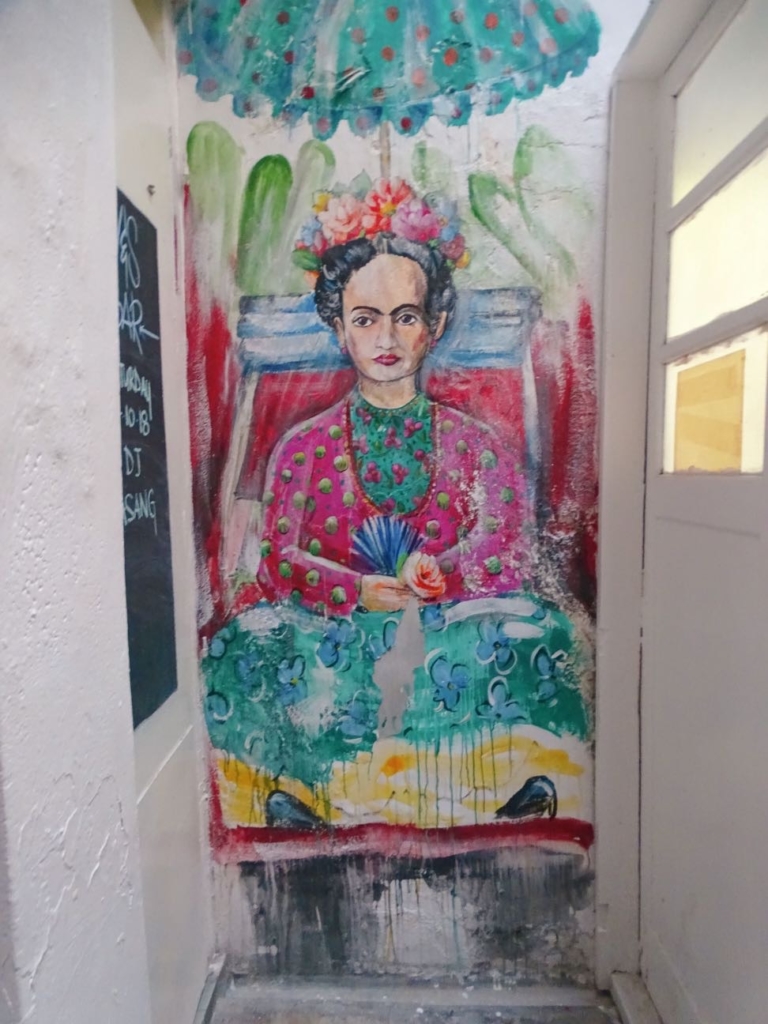 frida mural george town street art