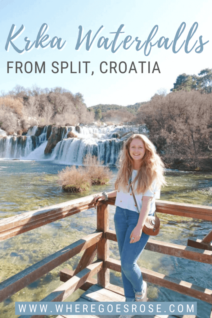 krka waterfalls from split