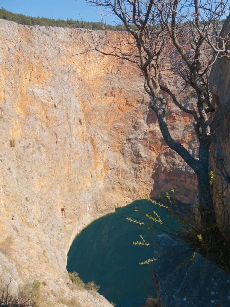 Blue lake imotski