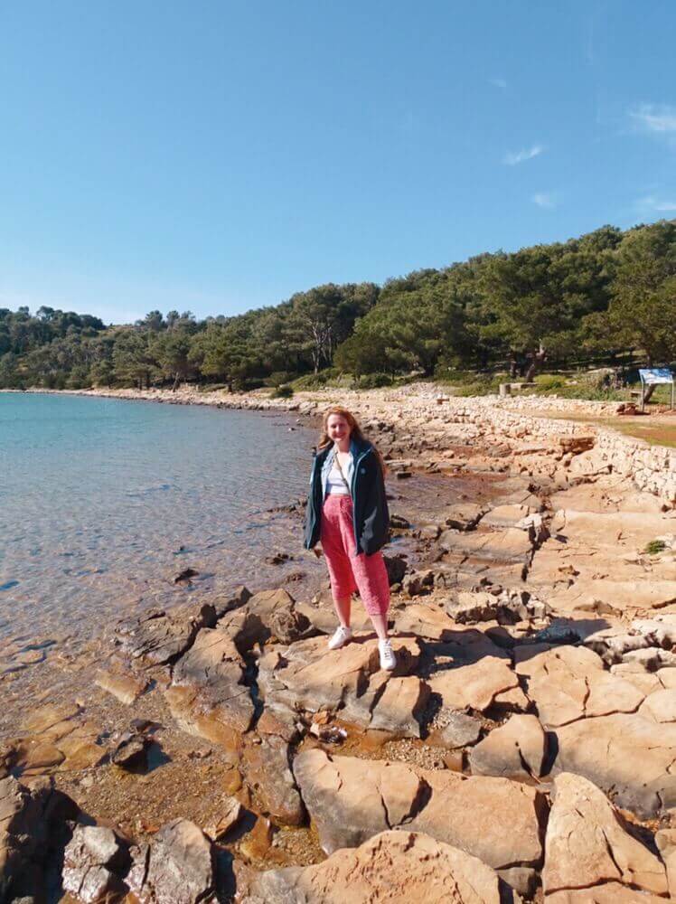 Salt lake mir dugi otok island