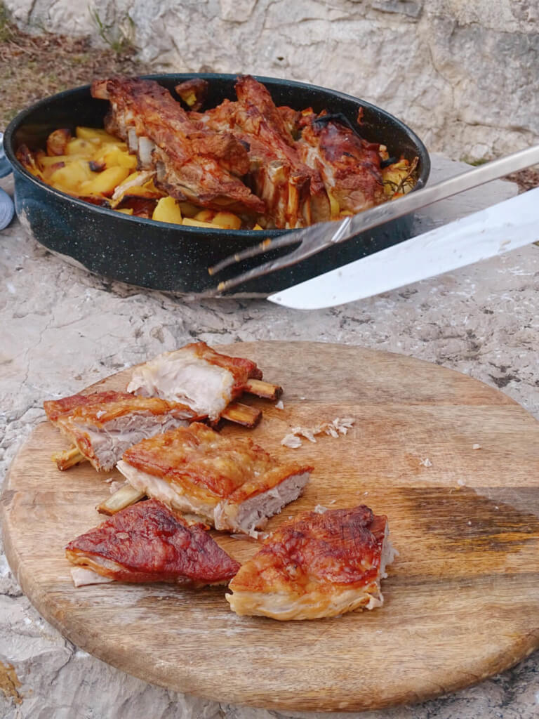 Peka meal authentic dalmatian food