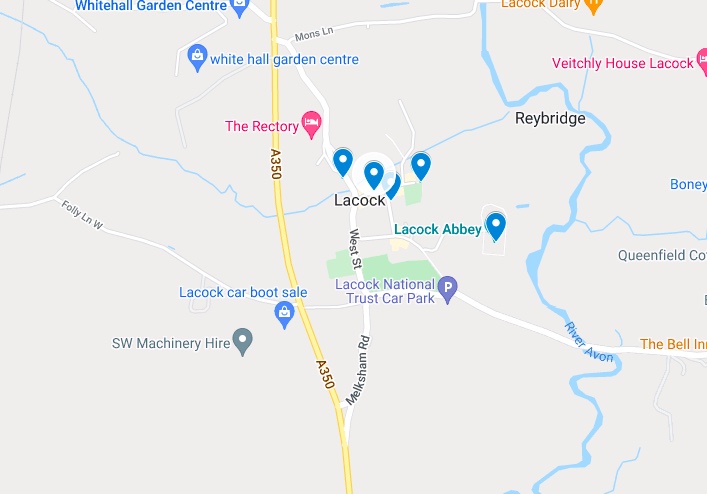 lacock harry potter map