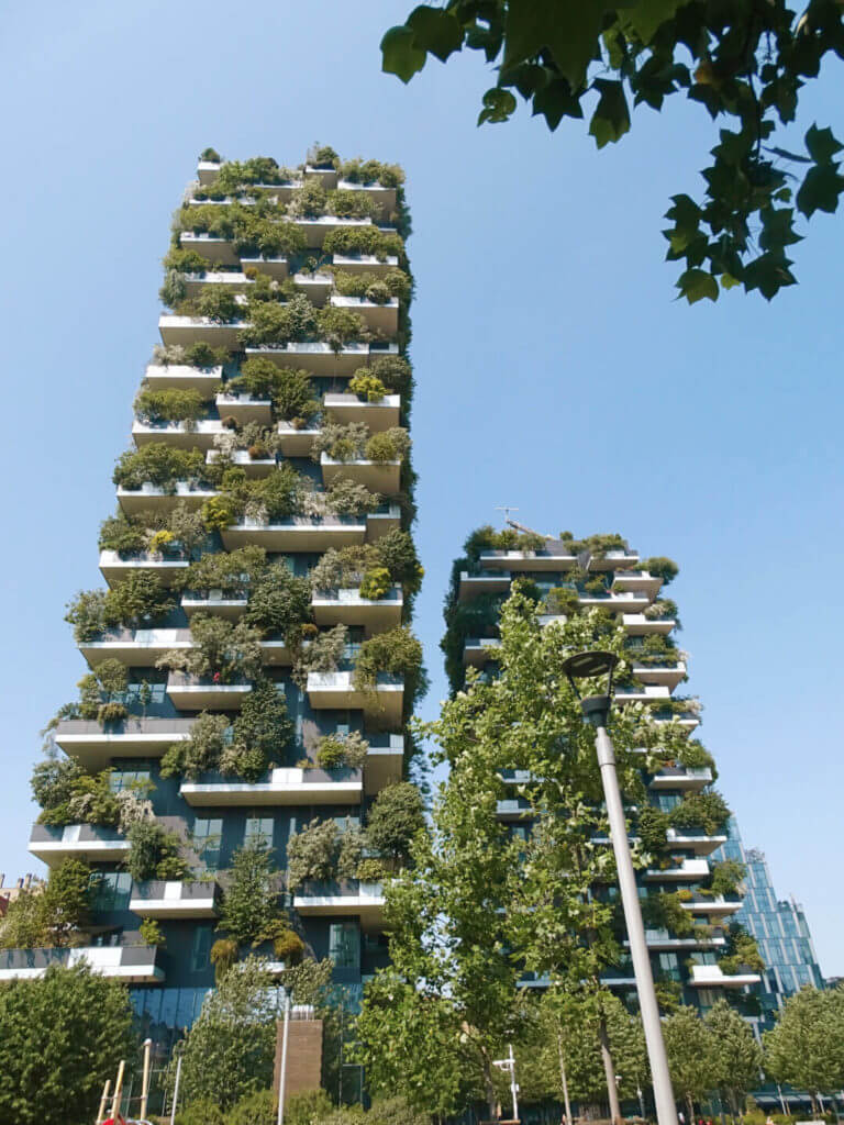 Isola skyscraper trees