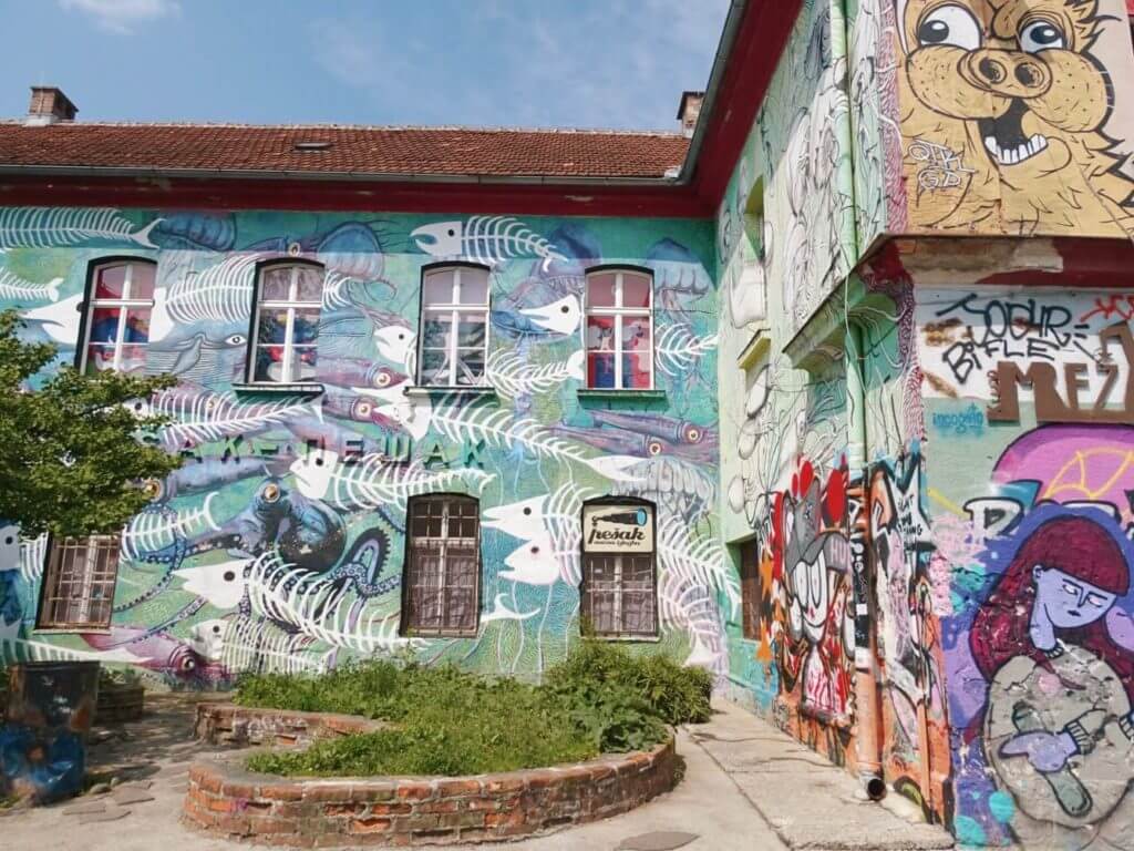 Mural art quirky things to do Ljubljana