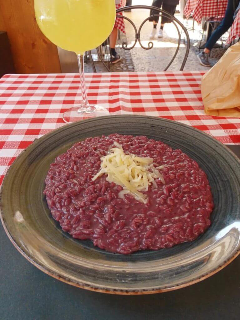 Risotto all’Amarone Food in Verona