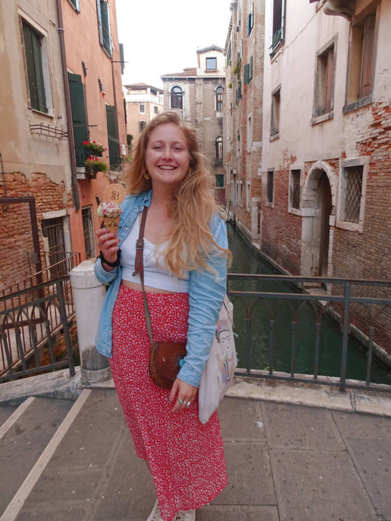 Gelato in venice italy