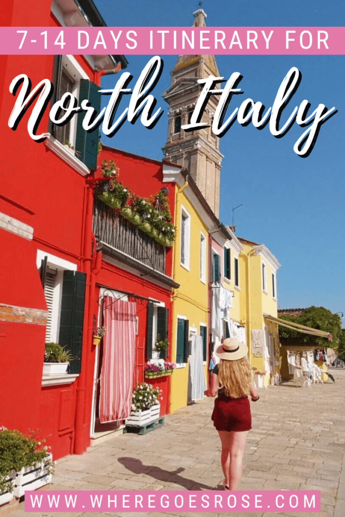 itinerary northern italy