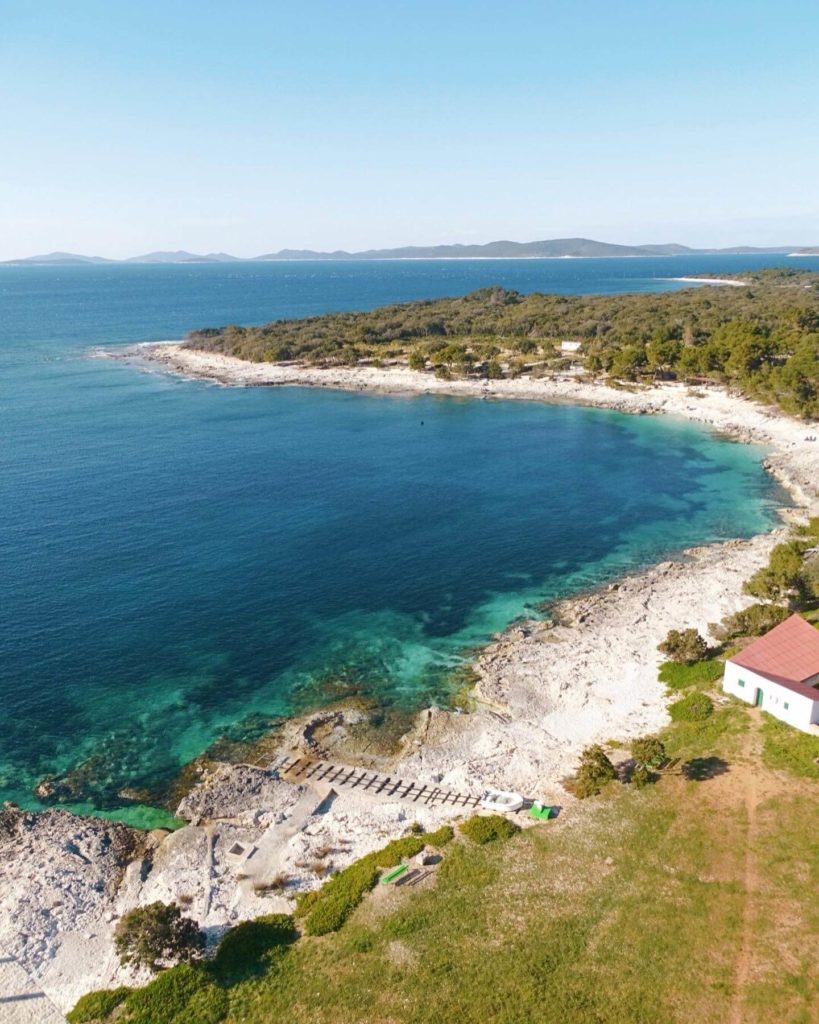 view from veli rat lightouse