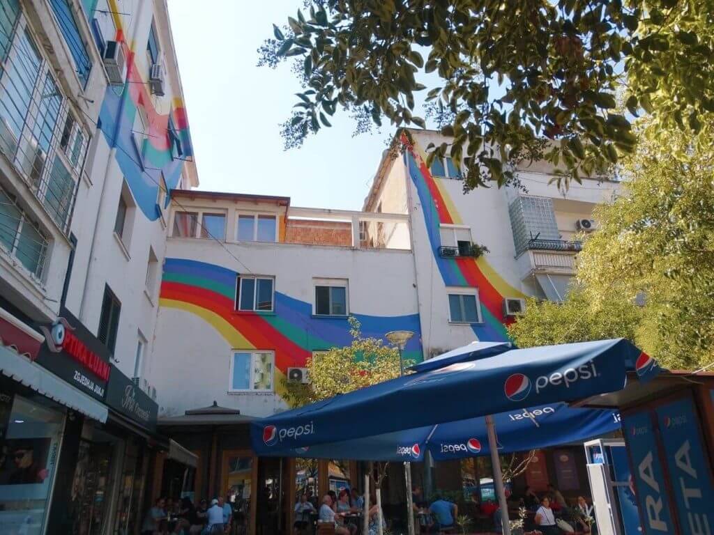 Street art cool places tirana