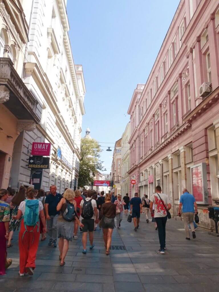 Ferhadija street places to visit sarajevo 
