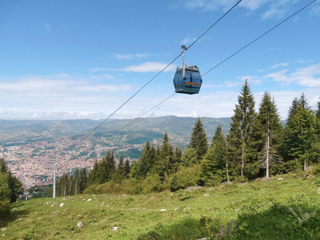 Mt. Trebević cable car