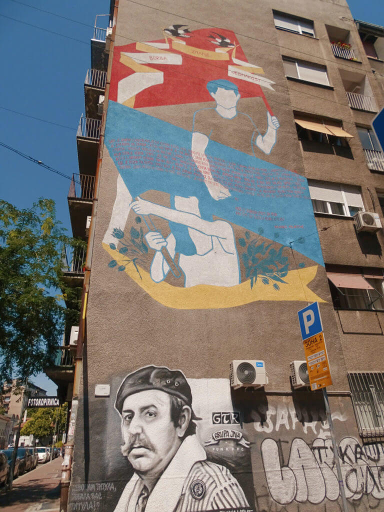 Street art in Skadarlija