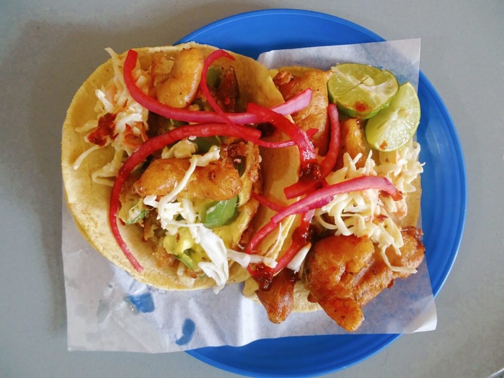 Fish taco El Pescadito Condesa Roma food