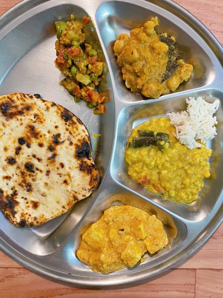 Thali rajasthani food