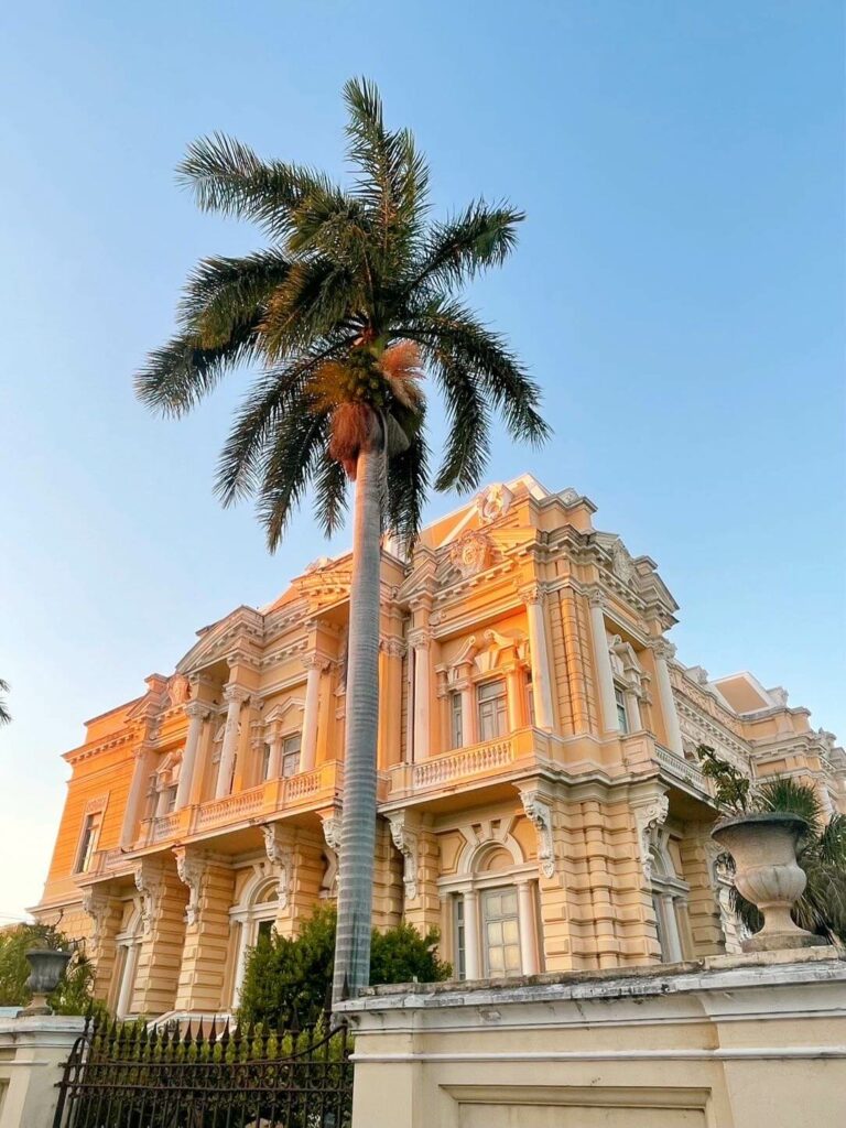 Yellow buildings Merida