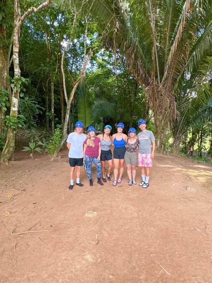 entering atm caves san ignacio 