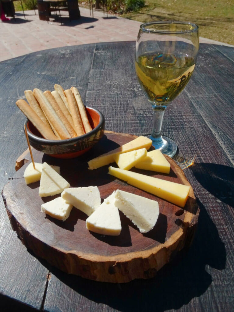 Cheese and wine