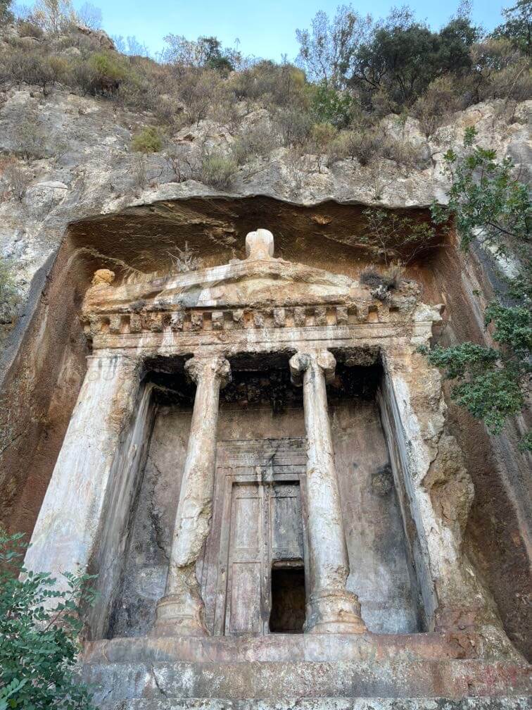 Rock tombs Fethiye