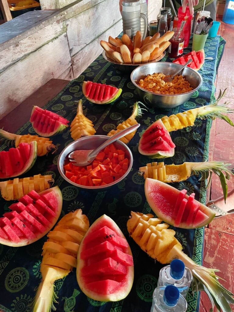 Fresh fruit breakfast