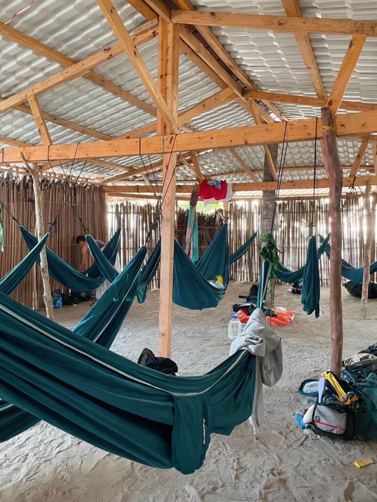 Room of hammocks