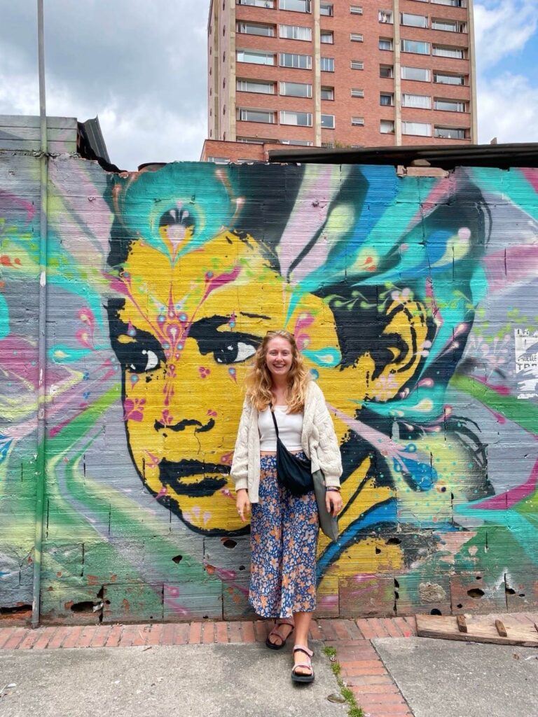 Bogota street art solo female travel Colombia