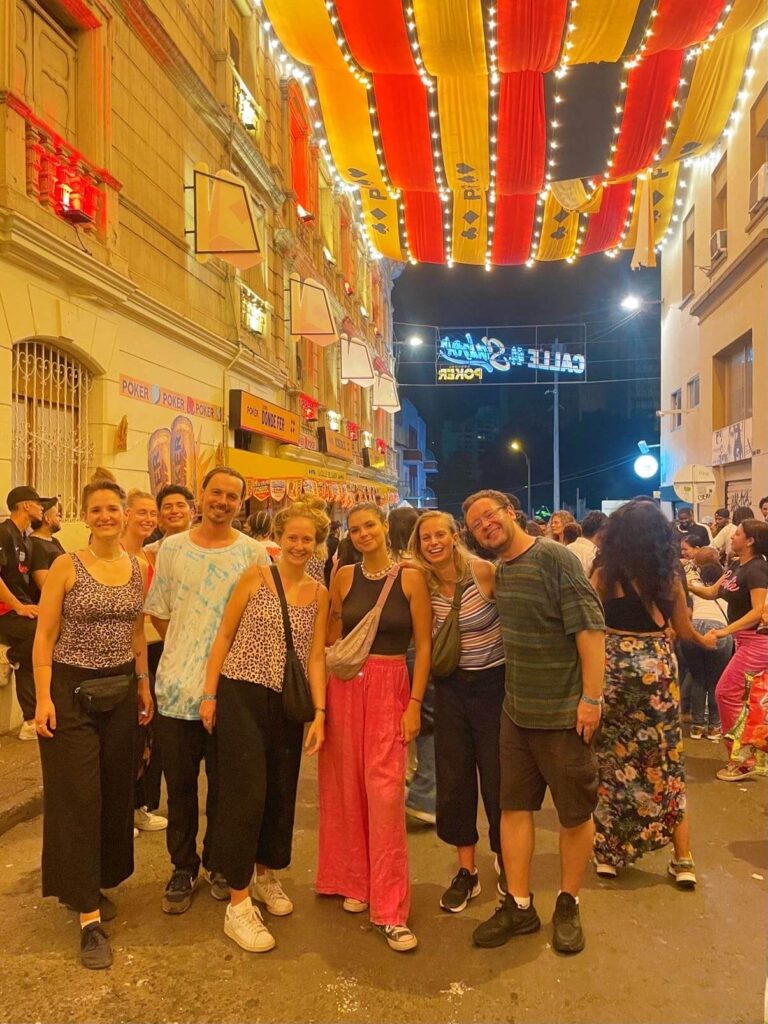 Street party Cali Colombia