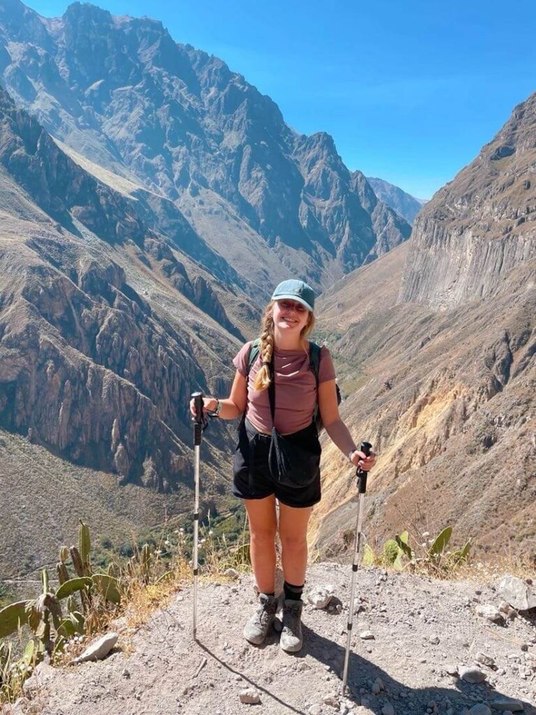Hiking in colca canyon