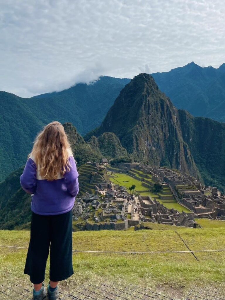 Finshing the Salkantay trek at the ancient city