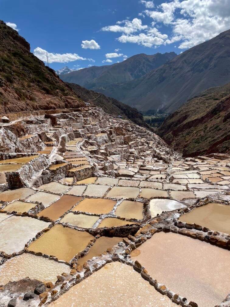 Salt mines in sacred valley