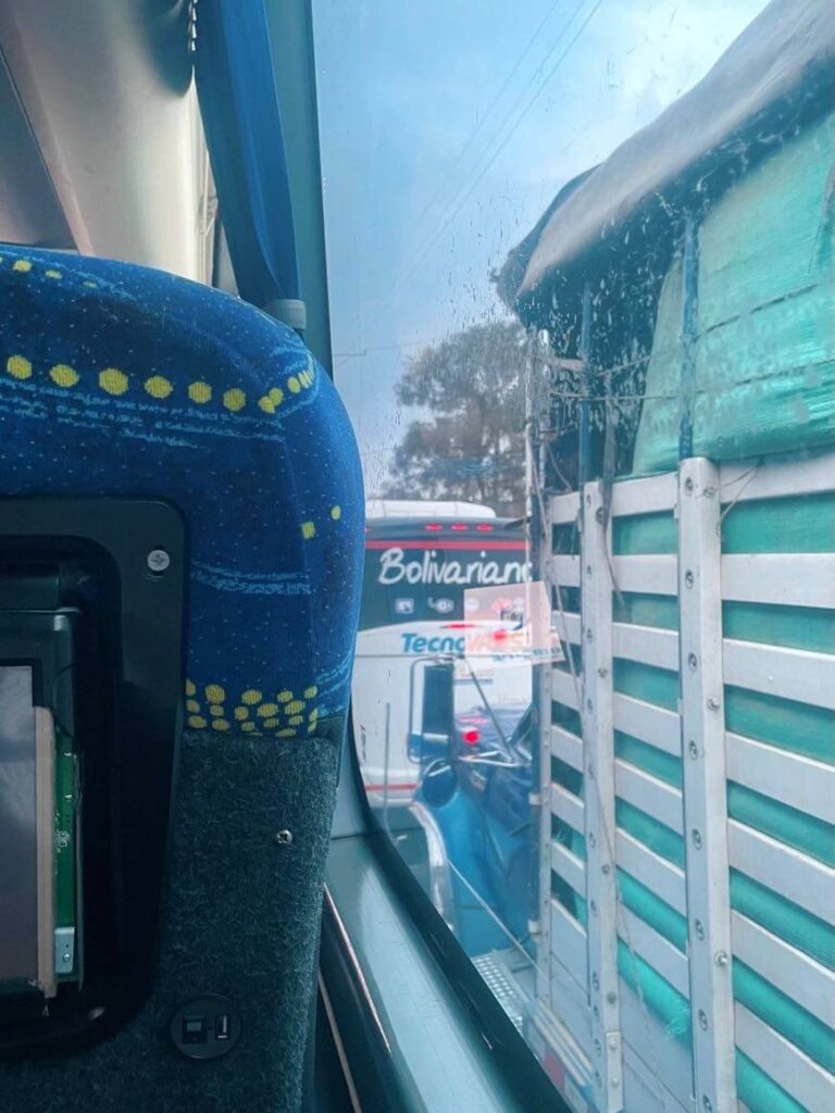 Traffic jam bogota Colombia