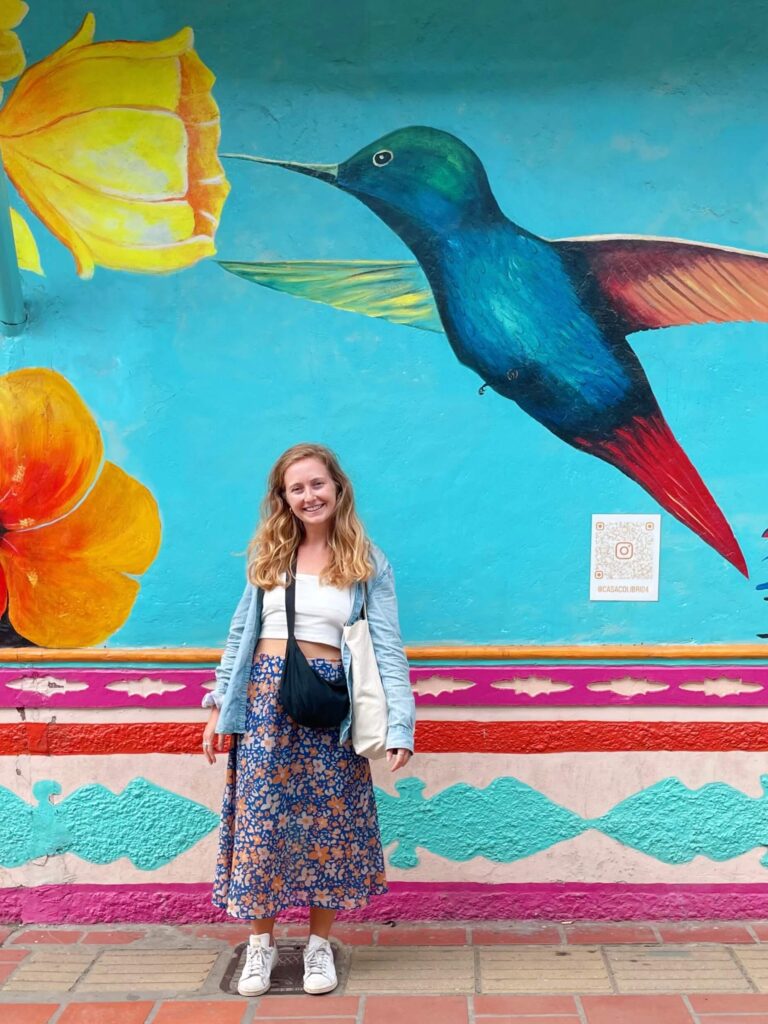 Colourful mural in Guatape