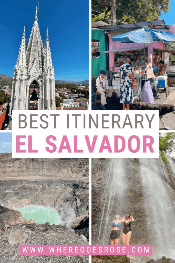 itinerary el salvador 