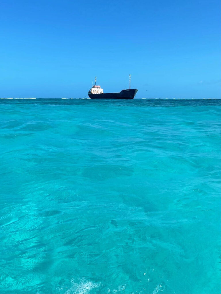 Blue water corn islands