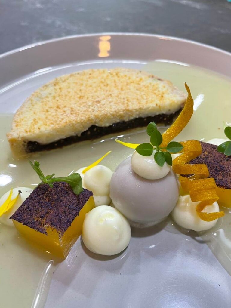 Dessert at La Paz restaurant