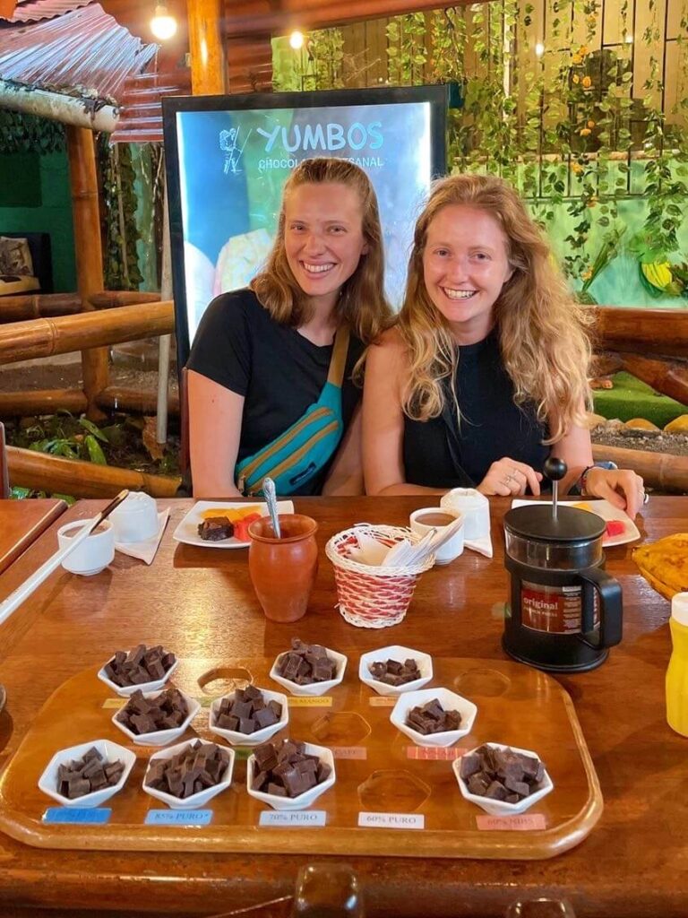 Chocolate tasting in mindo 