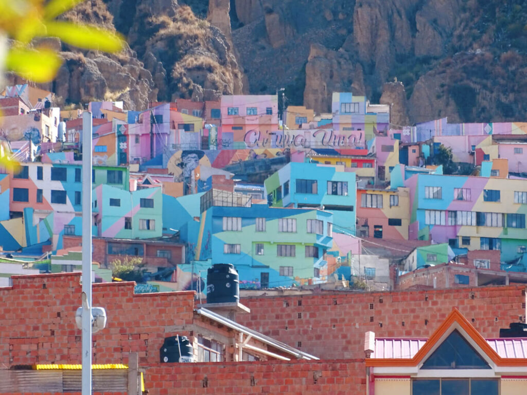 Colourful houses la paz 