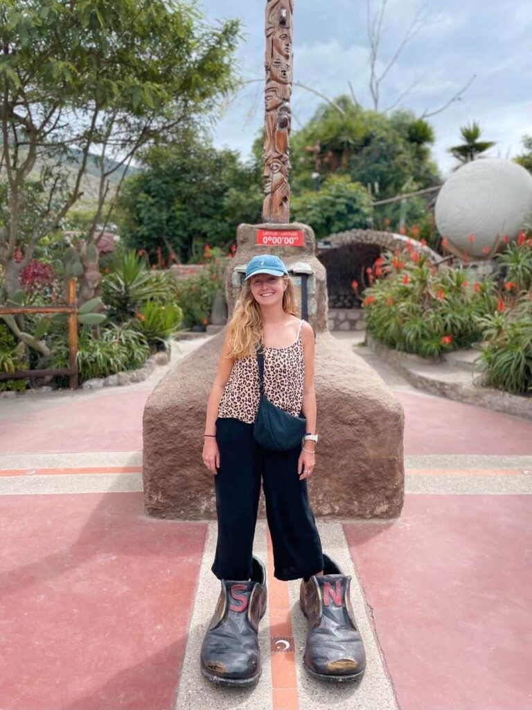 Midde of the world ecuador solo female travel