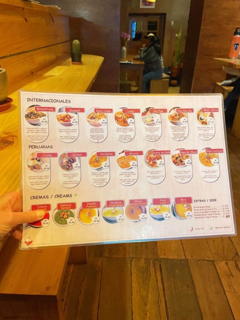 Mr soup restaurant cusco