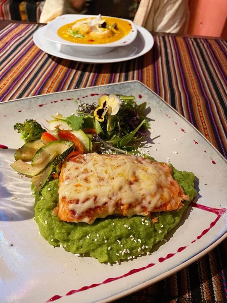 Local food at Soqa restaurant 