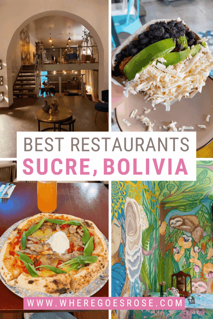 best restaurants sucre bolivia