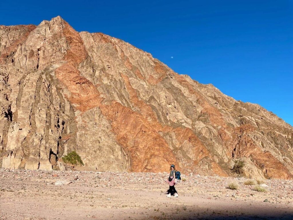 Colourful canyon near dahab